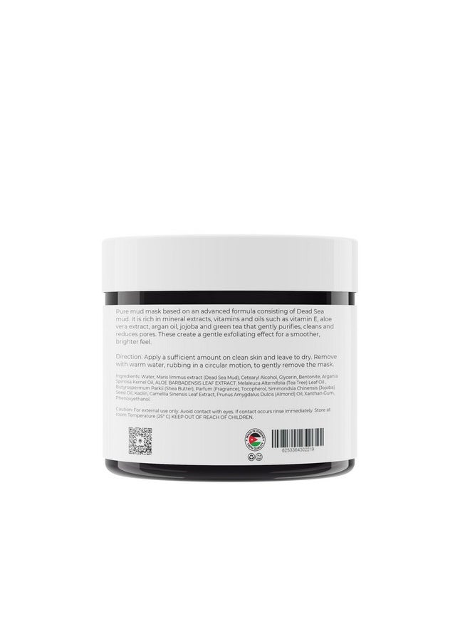 Amira Beauty - Dead Sea Mud Mask For Face And Body Reduces Pores Acne Blackheads And Texture For All Skin Types 11.Oz - Image 1