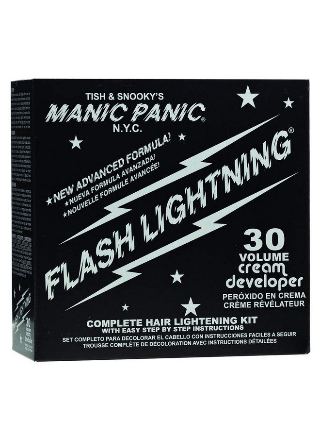 Manic Panic Flash Lightning Hair Bleach Kit 30 Volume Developer + Bleach Powder For Hair Lightening + Lifting Up To Five Levels Vegan And Cruelty Free - Image 2