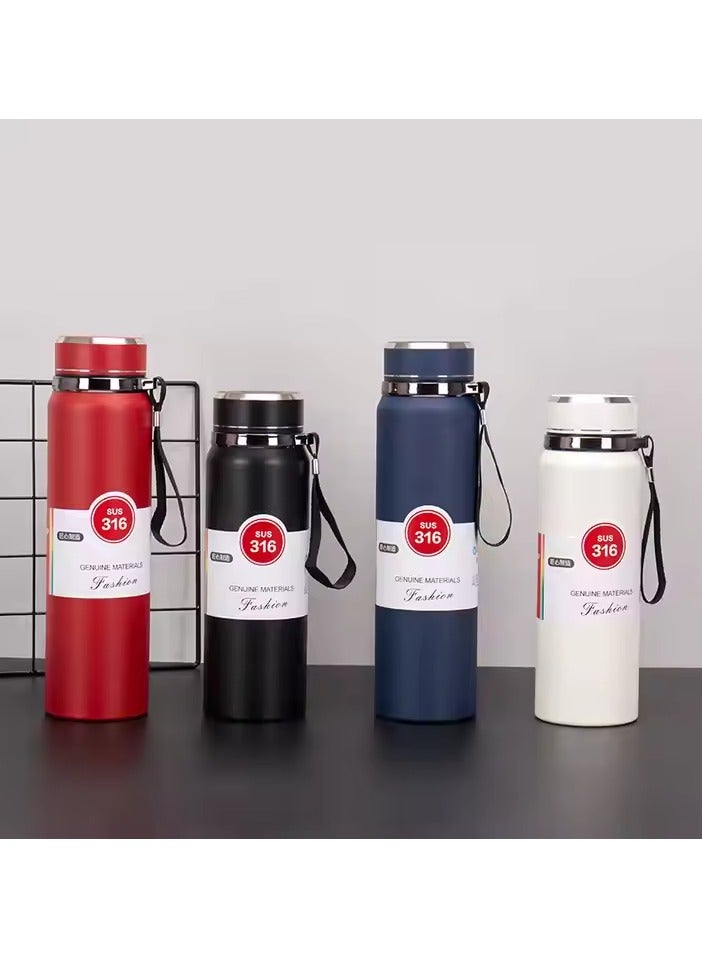 Bisbell Stainless Steel Insulated Water Bottle, Portable Design for Outdoor Sports,Red,BB2642  - Image 2