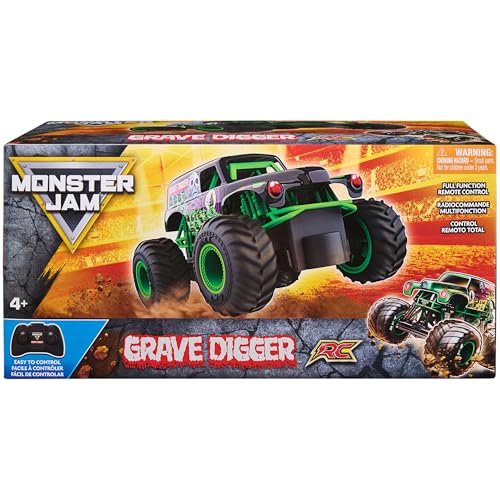 Monster Jam Official Grave Digger Remote Control Monster Truck 124 Scale 24 GHz for Ages 4 and Up - Image 5