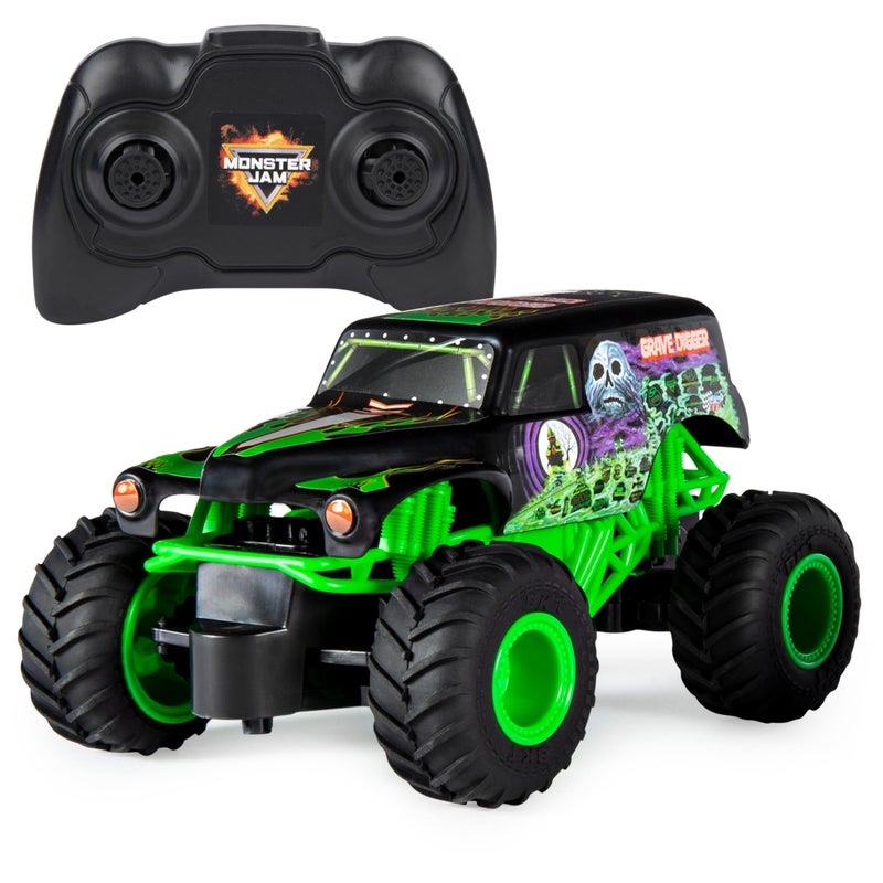 Monster Jam Official Grave Digger Remote Control Monster Truck 124 Scale 24 GHz for Ages 4 and Up - Image 3