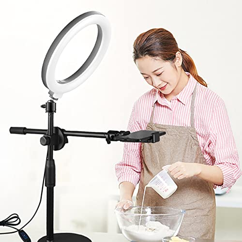 Techzere Overhead Shooting Tripod with 16 Cm USB LED Ring Light & Mobile Holder - Image 2