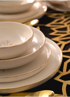 Farika Porselen Hayat Ağacı 24 Piece 6 Person Gold Gilded Porcelain Dinner Set  - Image 1