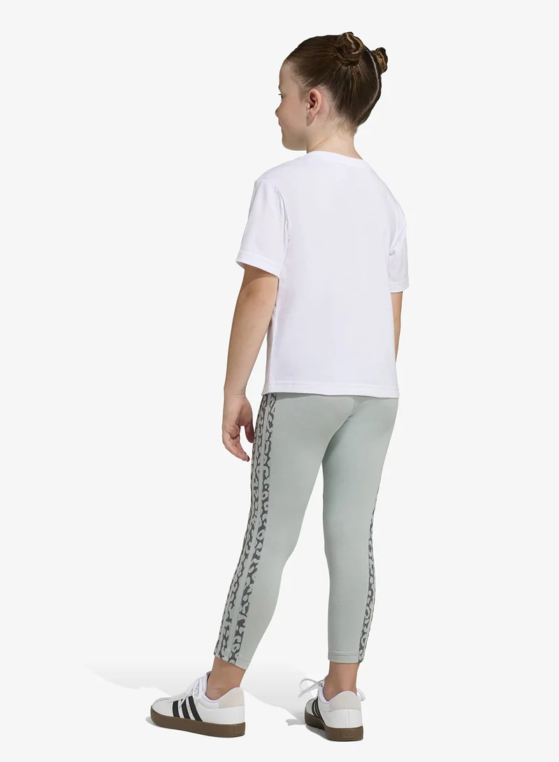 اديداس طقم حيوانات موسمي للأطفال بثلاث خطوط