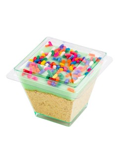 Restaurantware Restaurantware-LIDS ONLY: 2.5 x 2.5 Inch Mini Kova Cup Lids, 100 Square Lids For 2 Ounce Dessert Cups - Dessert Cups Sold Separately, Clear Plastic Square Plastic Cup Lids, Disposable  - Image 2