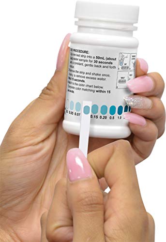 Industrial Test Systems SenSafe 481138 Permanganate Test Strip, 1 Minute Test Time, 0-3 ppm Range (Bottle of 50) - Image 5