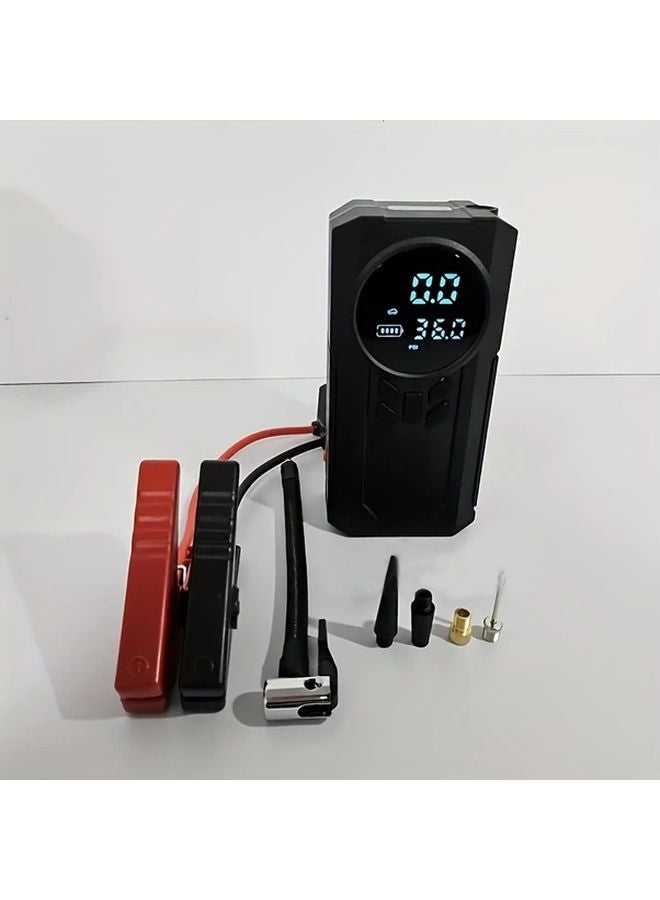 Multifunctional Intelligent Air Pump Car Battery Jump Starter Portable Tire Inflator - Image 1