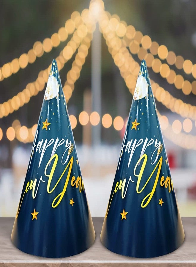 Festiko® 6 Pcs New Years Eve Party Hats (Design 4), Happy New Year Decorations 2023, New Years Eve Hats, New Years Eve Party Supplies 2023, Happy New Years Party Hats - Image 4