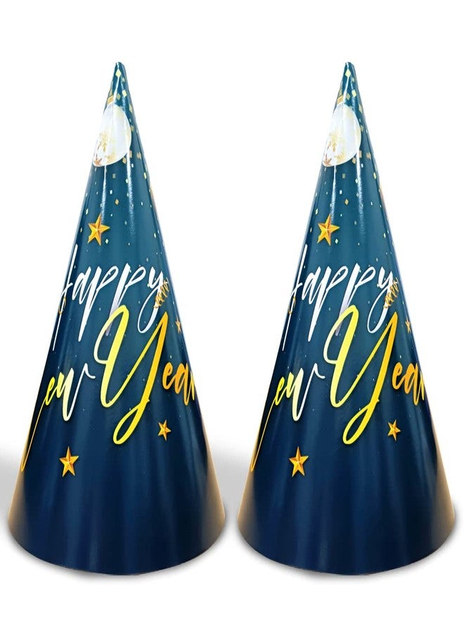 Festiko® 6 Pcs New Years Eve Party Hats (Design 4), Happy New Year Decorations 2023, New Years Eve Hats, New Years Eve Party Supplies 2023, Happy New Years Party Hats - Image 1