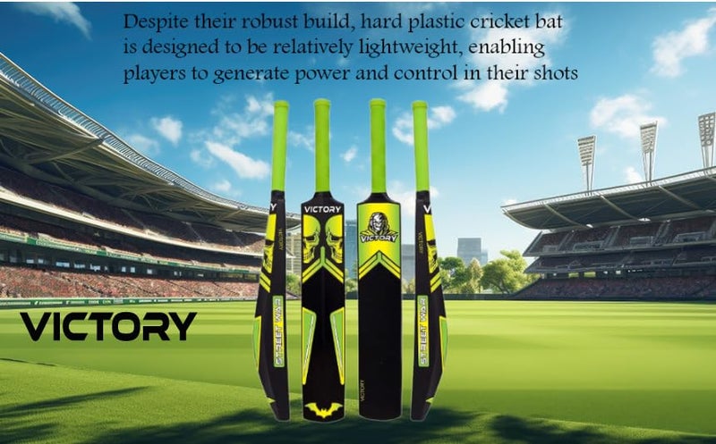 Victory Plastic bat, Cricket bat, Plastic bat Full Size,Hard Plastic Bat, Unique PVC/Plastic Cricket Bat (Green) - Image 5