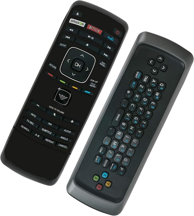 Elekpia جهاز تحكم عن بعد لمشغل أقراص Blu Ray DVD مناسب لأجهزة Vizio VBR121 وVBR122 وVBR337 وVBR338 وVBR370 وVBR135 وXRB100 وXRB300 وXRD2BR مع مفاتيح اختصارات تطبيقات الإنترنت مثل Vudu وNetflix. - Image 1