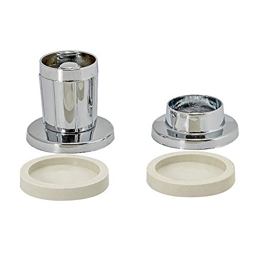 EZ-FLO Adjustable Shower Rod Flange, One Pair, Chrome Die Cast, 15093 - Image 4