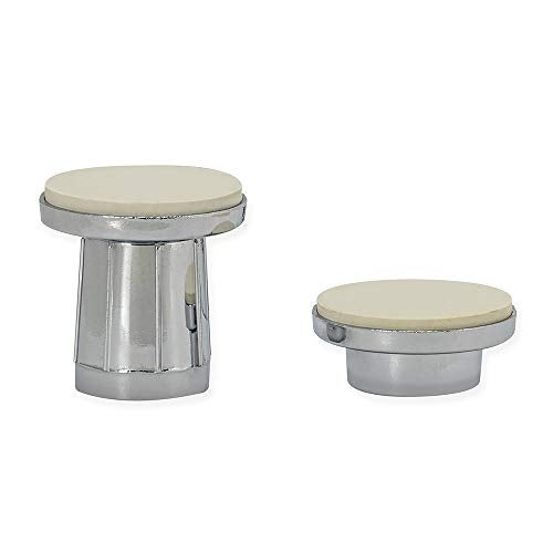 EZ-FLO Adjustable Shower Rod Flange, One Pair, Chrome Die Cast, 15093 - Image 3