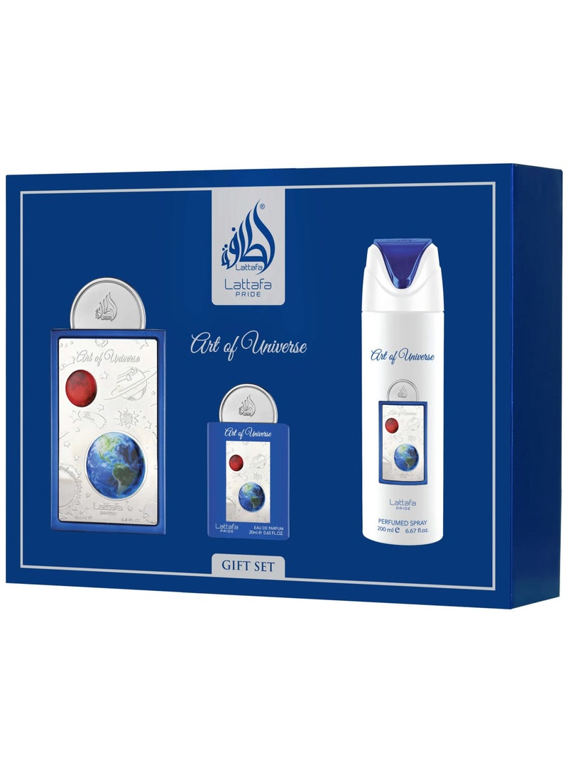 Lattafa Pride 3 Piece Giftset - Art of Universe - Image 2