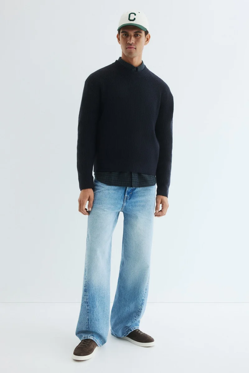 H&M Loose Fit Rib-knit jumper