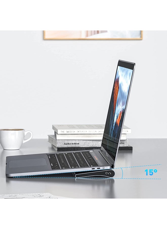 بيسوس قاعدة شحن 11 في 1 بتصميم محول موزع لمنافذ USB C، بمنفذي HDMI بجودة 4K و3 منافذ USB 3.0، ومصدر طاقة بمنفذ Type-C، ومنفذ VGA، ومنفذ لقارئ بطاقة SD/ ‏TF، وإيثرنت، ومنفذ صوت مقاس 3.5 مم للابتوب ماك بوك برو/ آير والأجهزة بمنفذ Type C رمادي داكن - Image 5