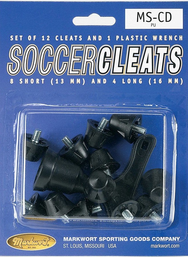 Markwort Football/Soccer Cleat Poly and Wrench, Black - Image 1