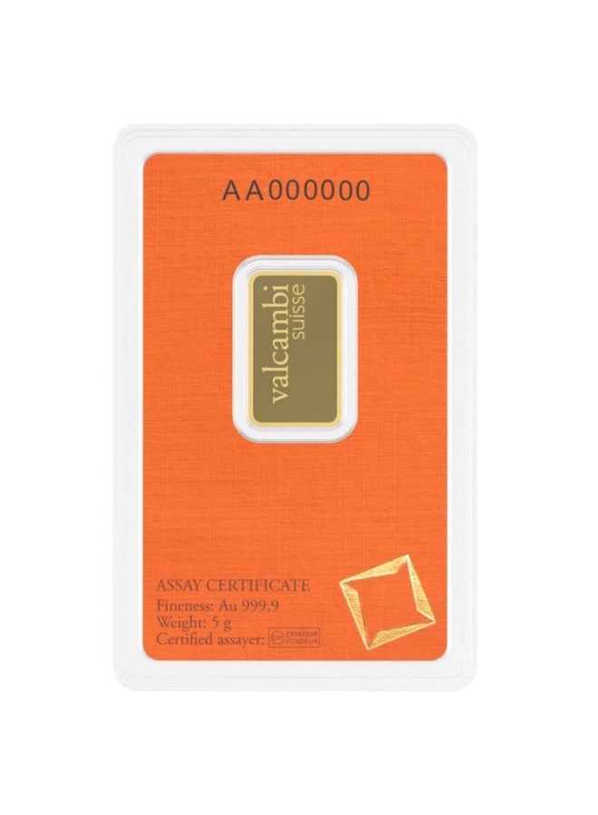 فالكامبي سبيكة ذهب فالكامبي سويس عيار 24، نقاء 999.9، وزن 5 غرام - Image 5