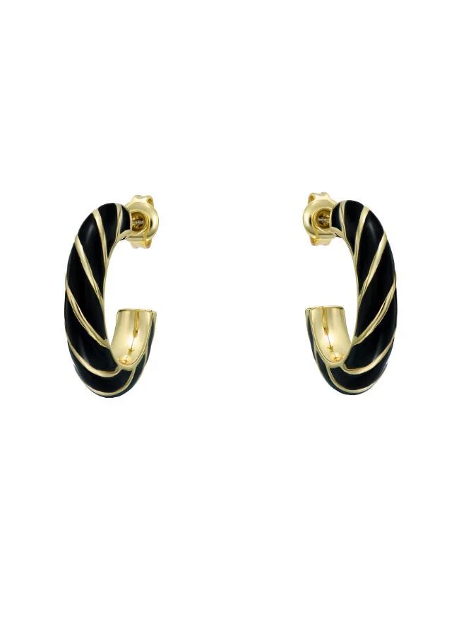 Ted Baker  Tiffany Twist Enamel Hoop Earrings for Women | Best Price UAE
