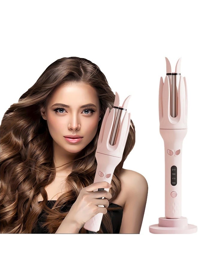 Auto Hair Curler, Automatic Rotating Curling Iron Anti-Tangle Auto Shut-Off Curling Wand with 1.1 inch Large Ceramic Barrel and 4 Adjustable Temps 150℃ to 210℃ for Hair Styling - Image 1