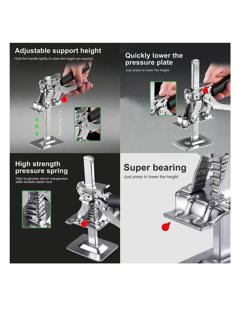 Y&D 2 PCS Arm Hand Tool Jack-Arm Lift Multifunctional Plaster Sheet Repair Anti Slip,Door Use Board Lifter Cabinet Jack for Door, Window, Cabinets, Porches, Decks,Men'S Labor-Saving  - Image 2