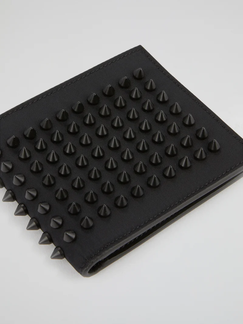 PHILIPP PLEIN  Black Spike Studded Wallet for Men | Best Price UAE