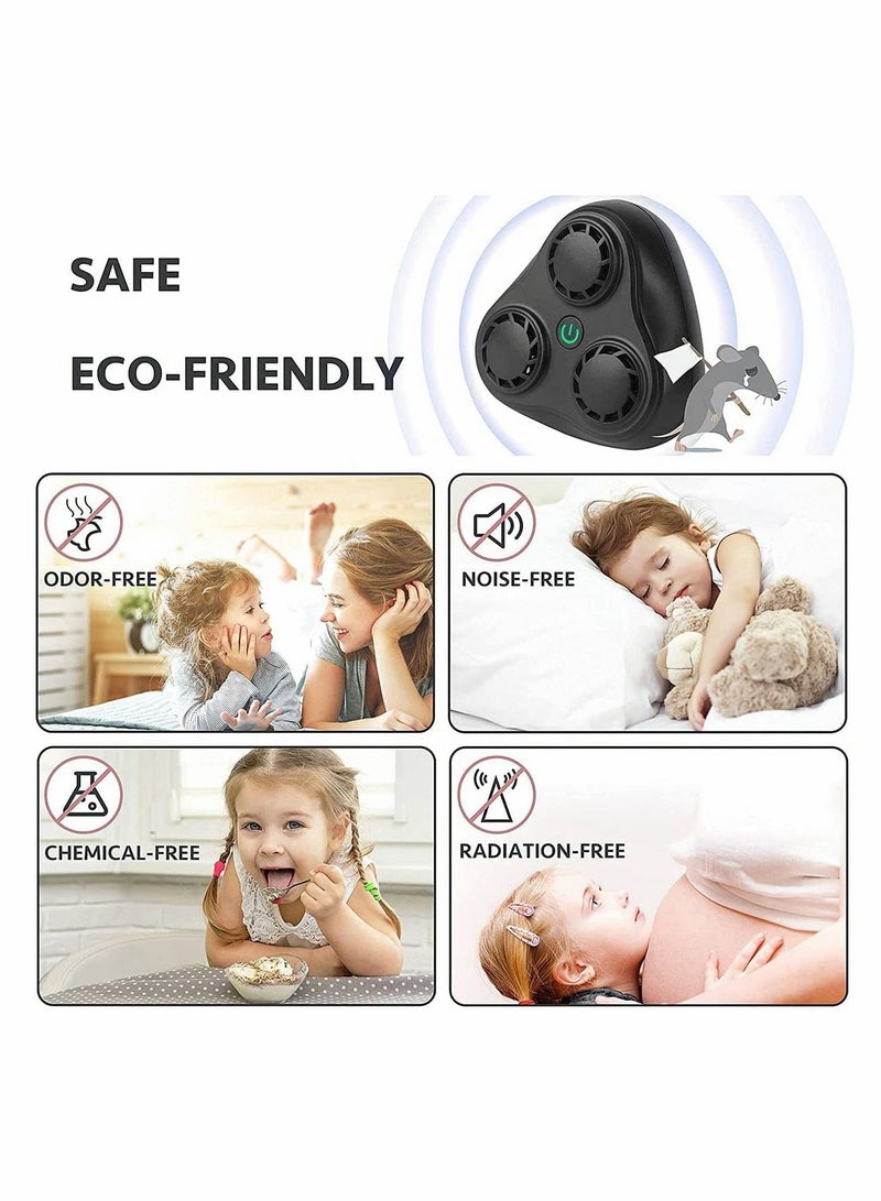 KASTWAVE Ultrasonic Pest Repeller, High Power Plug-in Repellent Portable, Electronic Pest Controler for Rodents Rat Mouse Cockroach Ant, Spider, Mosquito, Insect, for Living Room, Garage, Office, Hotel - Image 3