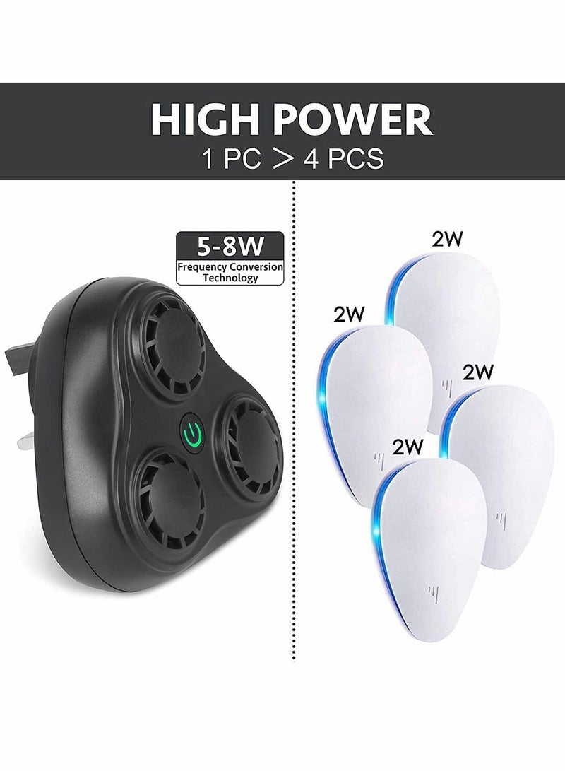 KASTWAVE Ultrasonic Pest Repeller, High Power Plug-in Repellent Portable, Electronic Pest Controler for Rodents Rat Mouse Cockroach Ant, Spider, Mosquito, Insect, for Living Room, Garage, Office, Hotel - Image 2