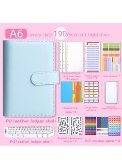 Y&D A6 Loose Leaf Notebook Luxury Style Set Macaron Pu Leather Loose Leaf Notebook Cash Budget Ledger  - Image 2