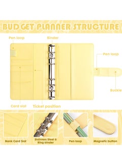 Y&D A6 Loose Leaf Notebook Luxury Style Set Macaron Pu Leather Loose Leaf Notebook Cash Budget Ledger  - Image 5