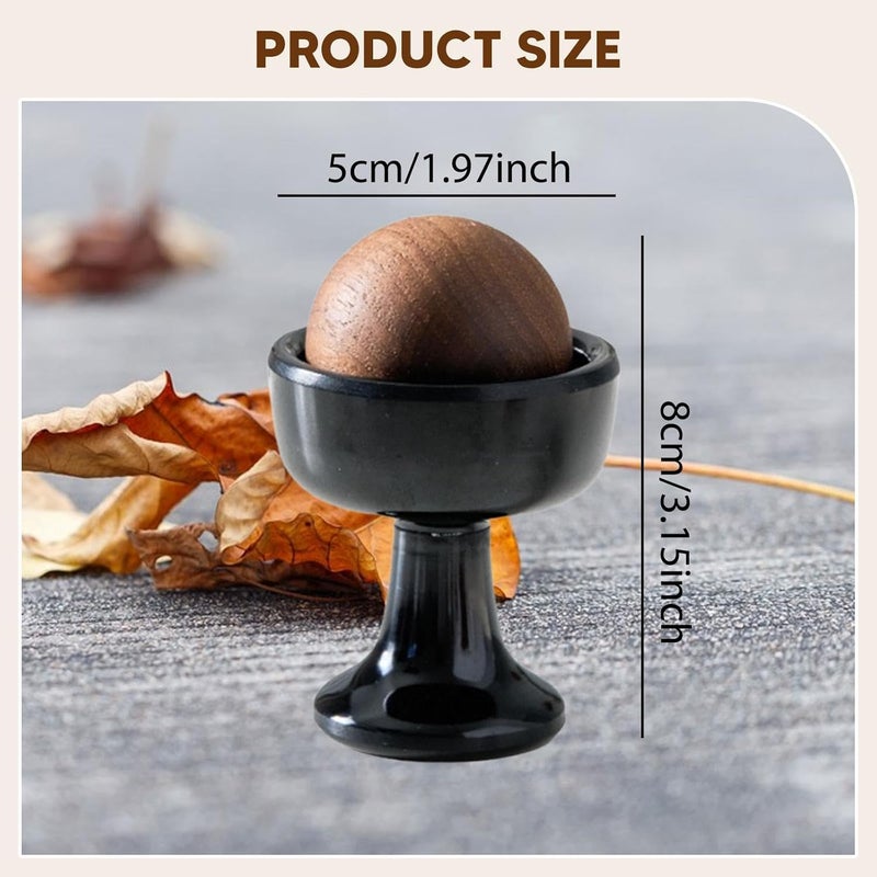 Essential Oil Aroma Portable Birthday Gift Home Decor Modern Tabletop Ornament for Desk Bedroom Office Car, Black - Image 5