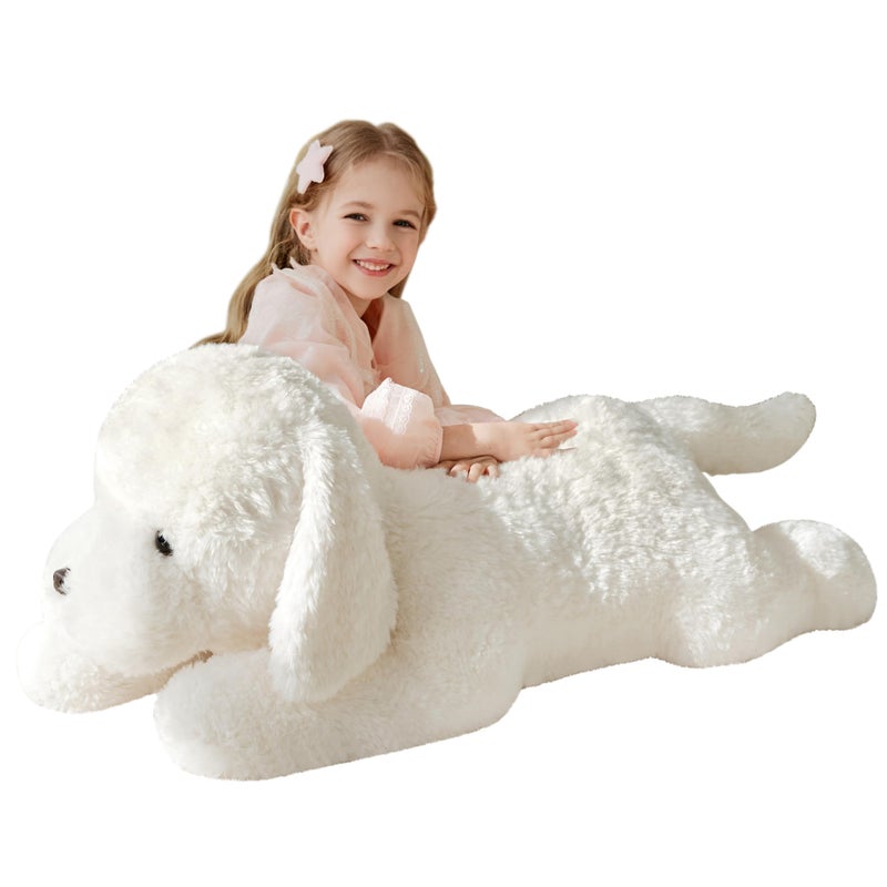 IKASA Giant Labrador Dog Stuffed Animal Puppy Plush Toy,30" Big Large Jumbo Soft Toys,Cute Huge Size Fat Fluffy Plushy Plushie,Gifts for Kids - Image 1