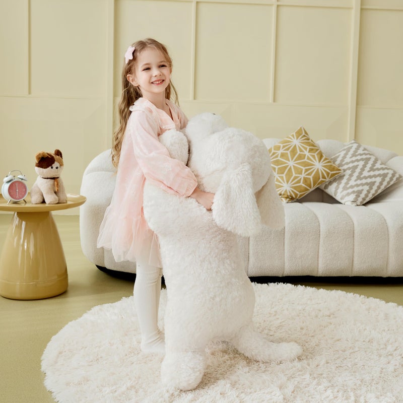 IKASA Giant Labrador Dog Stuffed Animal Puppy Plush Toy,30" Big Large Jumbo Soft Toys,Cute Huge Size Fat Fluffy Plushy Plushie,Gifts for Kids - Image 5