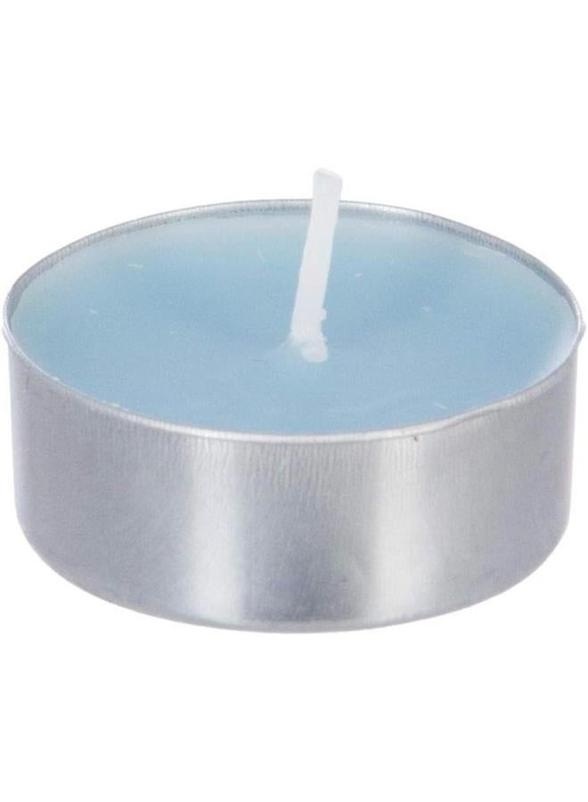 اتموسفيرا مجموعة شموع شاي برائحة زهرة تياري، 10 قطع، أزرق، 150 جرام، 145360I - Image 1