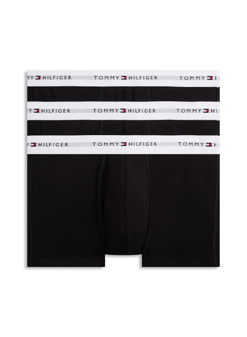 3-Pack Signature Repeat Logo Waistband Trunks