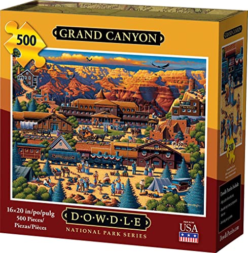 Dowdle Folk Art Jigsaw Puzzle - Grand Canyon 500 Pc - Image 1
