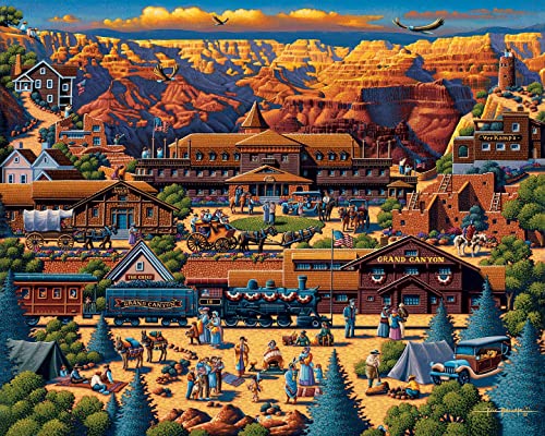 Dowdle Folk Art Jigsaw Puzzle - Grand Canyon 500 Pc - Image 2