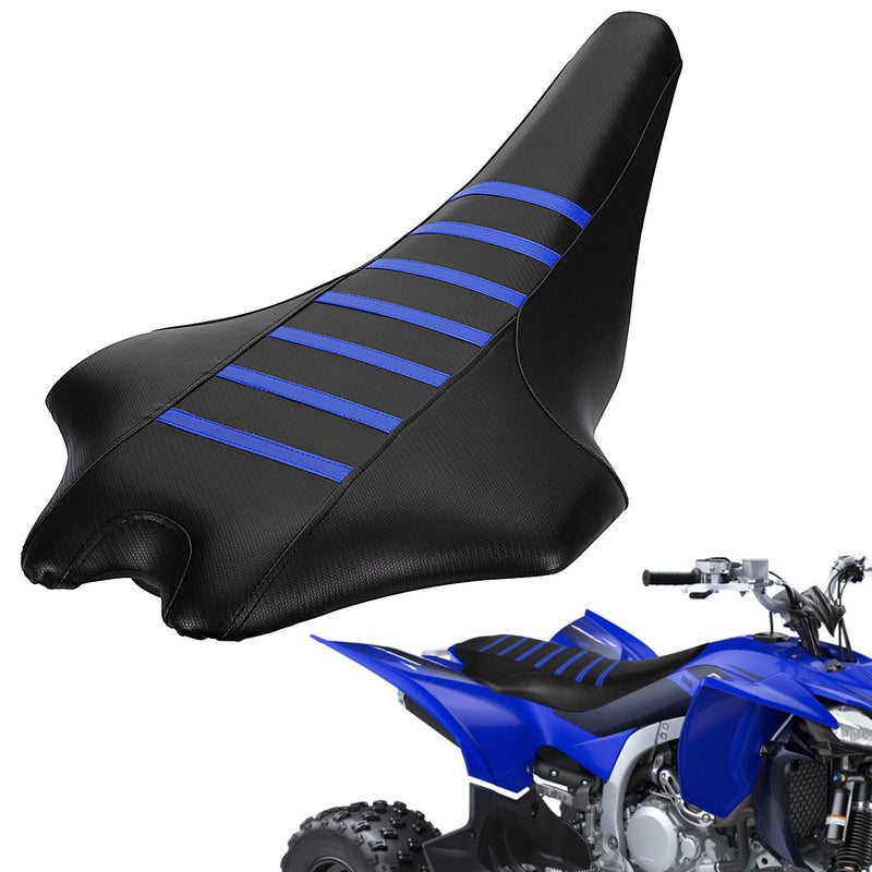 Wacece ATV Seat Cover NonSlip Soft Waterproof for YFZ450R 20092024 YFZ450R SE 20132024 YFZ450X 20102011 YFZ450X SE 20102012 High Elastic Leather Blue