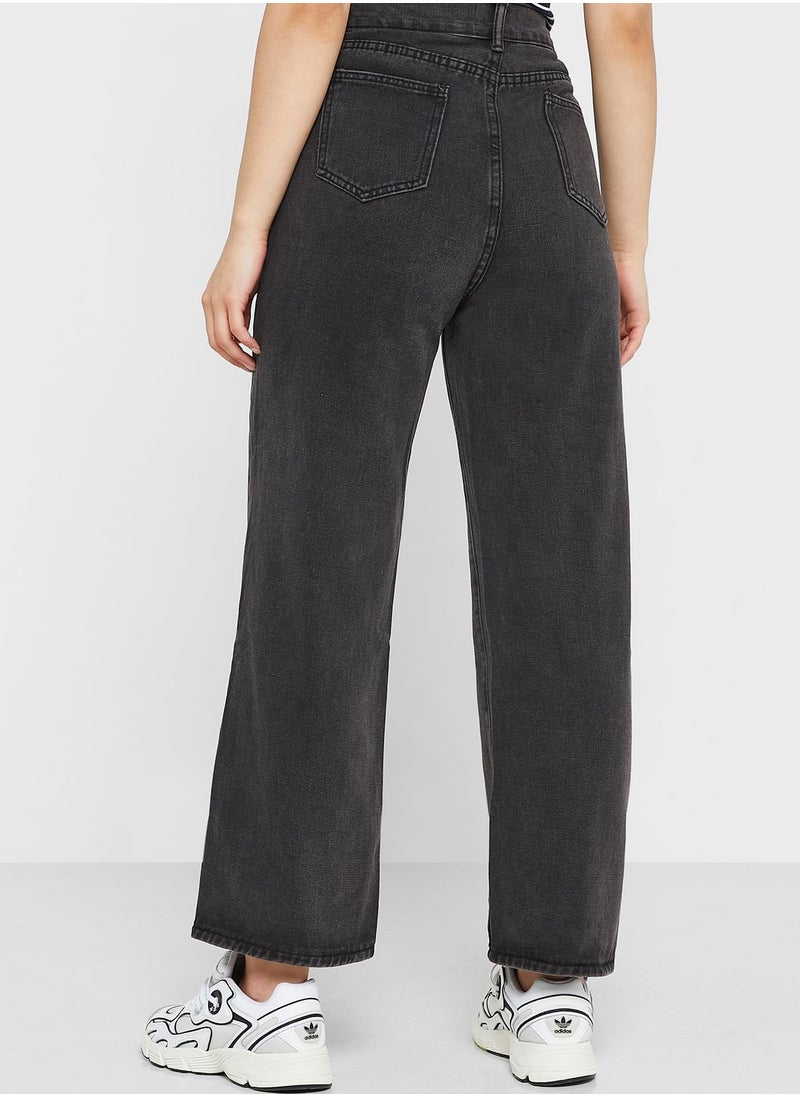 Ginger - High Waist Straight Fit Jeans - Image 1