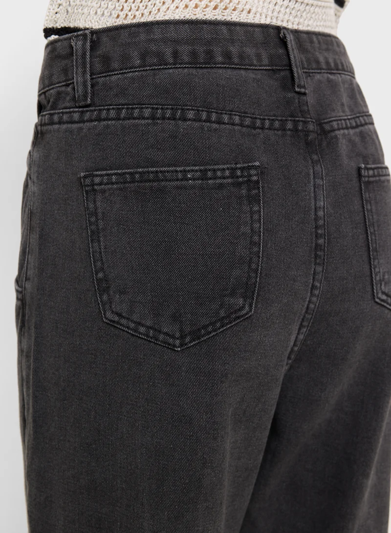 Ginger High Waist Straight Fit Jeans