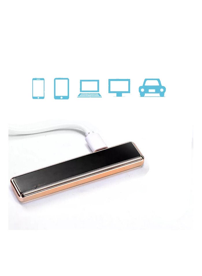 USB Windproof Flameless Rechargeable Cigarette Electric Slim Lighter No Fuel - Image 5