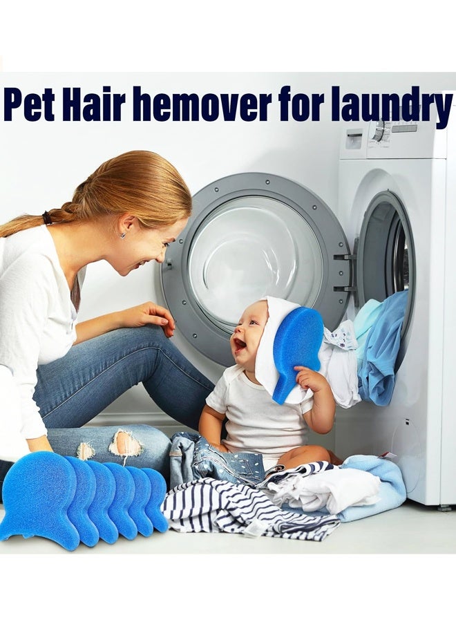 6PCS Pet Hair Remover for Laundry, Reusable Dog & Cat Hair Remover Tool, Effectively Removes Pet Hair for Washing Machines, Dryers - Image 5