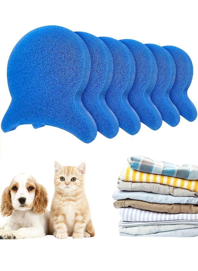 6PCS Pet Hair Remover for Laundry, Reusable Dog & Cat Hair Remover Tool, Effectively Removes Pet Hair for Washing Machines, Dryers - Image 1