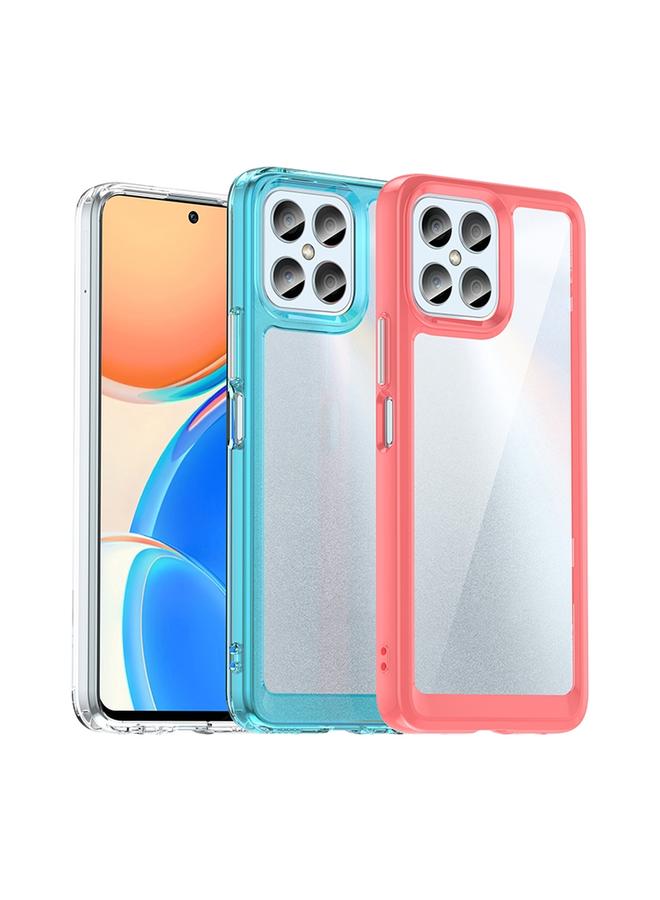 زبون جراب هاتف Honor X8 من سلسلة ملونة من الأكريليك + TPU - Image 4