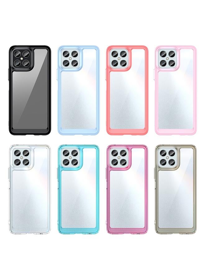 زبون جراب هاتف Honor X8 من سلسلة ملونة من الأكريليك + TPU - Image 2