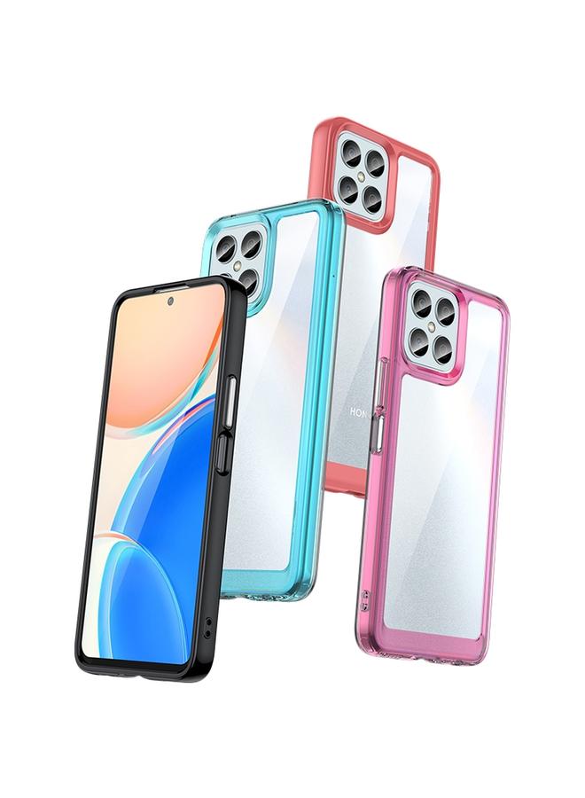 زبون جراب هاتف Honor X8 من سلسلة ملونة من الأكريليك + TPU - Image 3