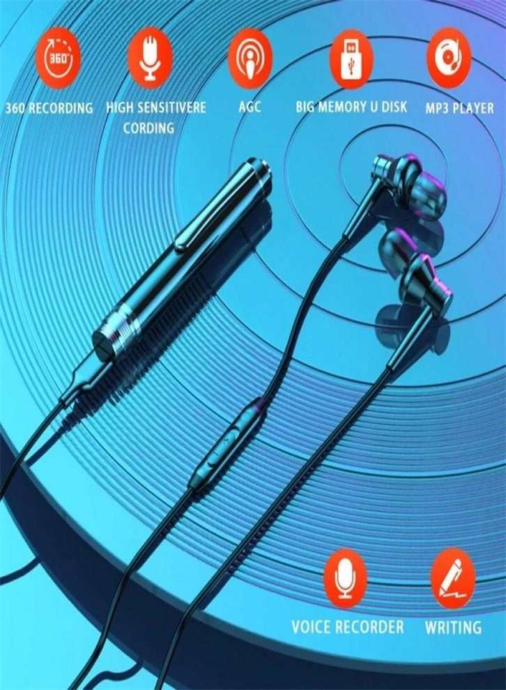 Digital Voice Recorder 32GB Mini Recorder With USB Charger - Image 2