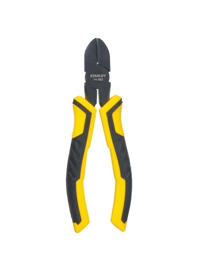 Stanley Dynagrip Corrosion-Resistant Diagonal Cutting Pliers Black and Yellow 150mm STHT0-74362  - Image 2