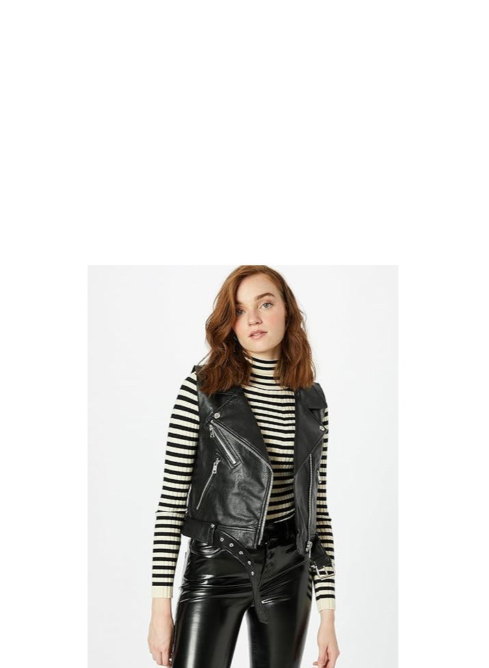 اونلي حمالة صدر نسائية من الجلد الصناعي من فيرا فقط - Image 1