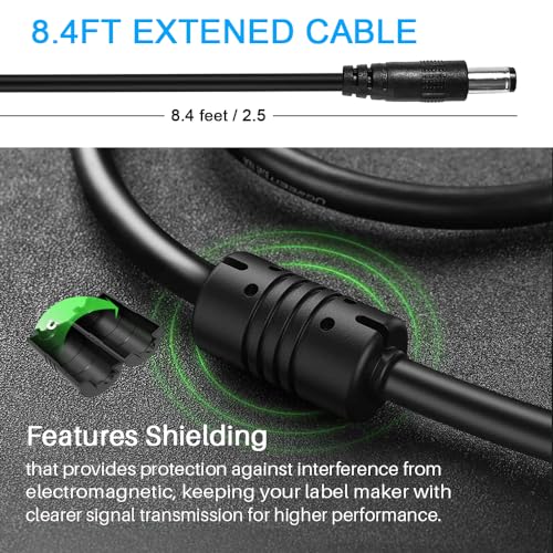 FouceClaus 9.5V AC/DC Adapter for Casio ADE95100LU - UL Listed Power Supply Charger for Casio Piano Keyboard - Only Compatible for Listed Models (8.4 Ft Long Cord) - Image 5